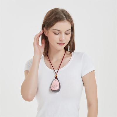 850MAh 배터리 흰색 개인 공기 정화기 정화기 호흡기 목 주변 공기 정화기